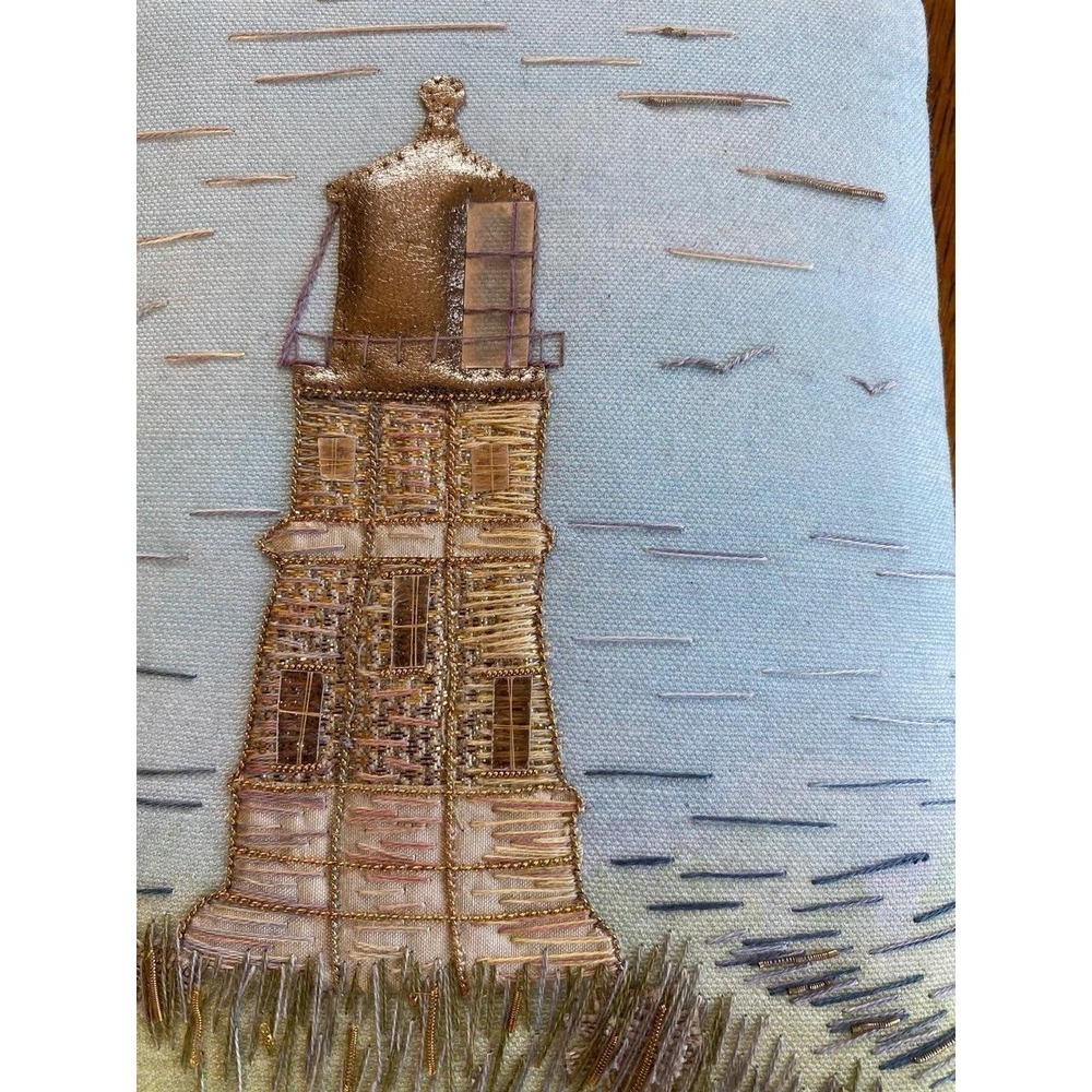 Lighthouse Needlework Wall Art Small Handmade